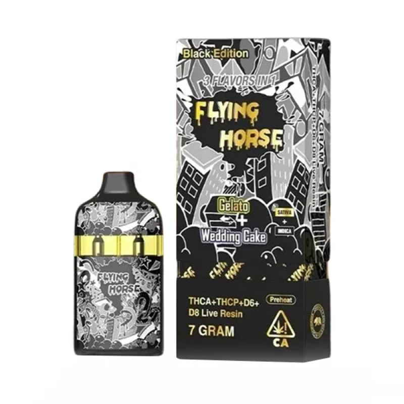FLYING HORSE BLACK 7G STONER BLEND 3IN1 GELATO+WEDDING CAKE