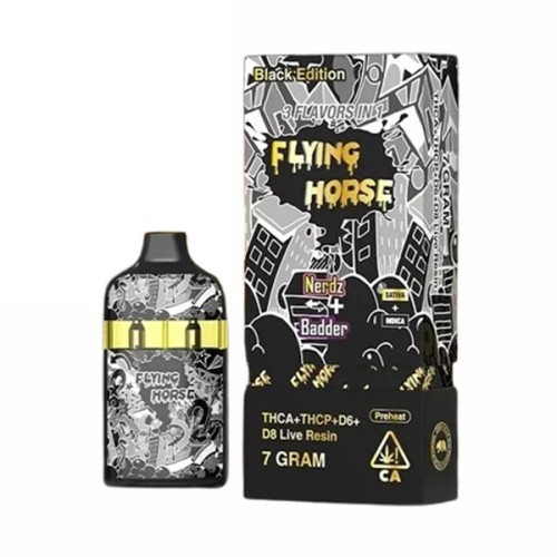 FLYING HORSE BLACK 7G STONER BLEND 3IN1 NERDZ+BADDER