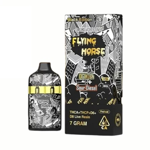 FLYING HORSE BLACK 7G STONER BLEND 3IN1 OG KUSH+SOUR DIESEL