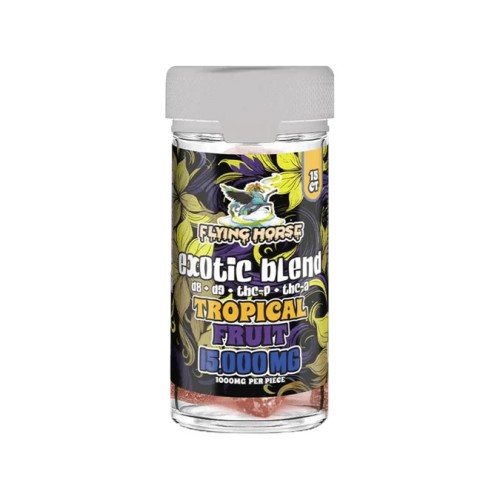 FLYING HORSE EXOTIC BLEND GUMMIES 15000MG- TROPICAL FRUIT