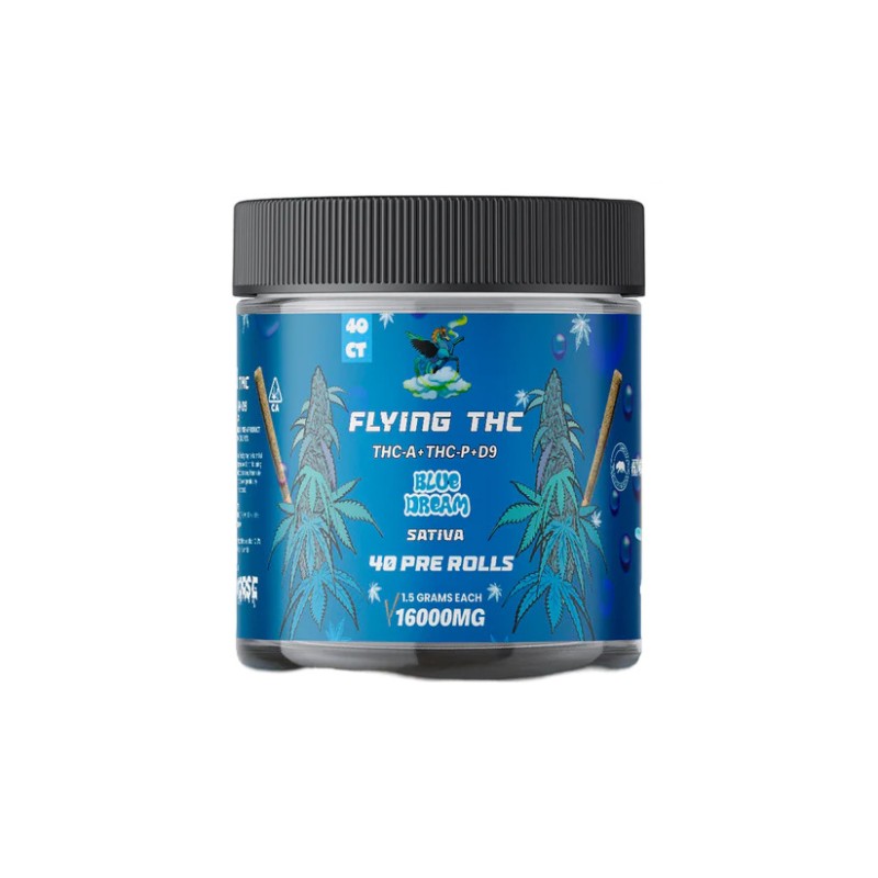 FLYING HORSE THC-A PREROLLS 40CT JAR - BLUE DREAM (S)