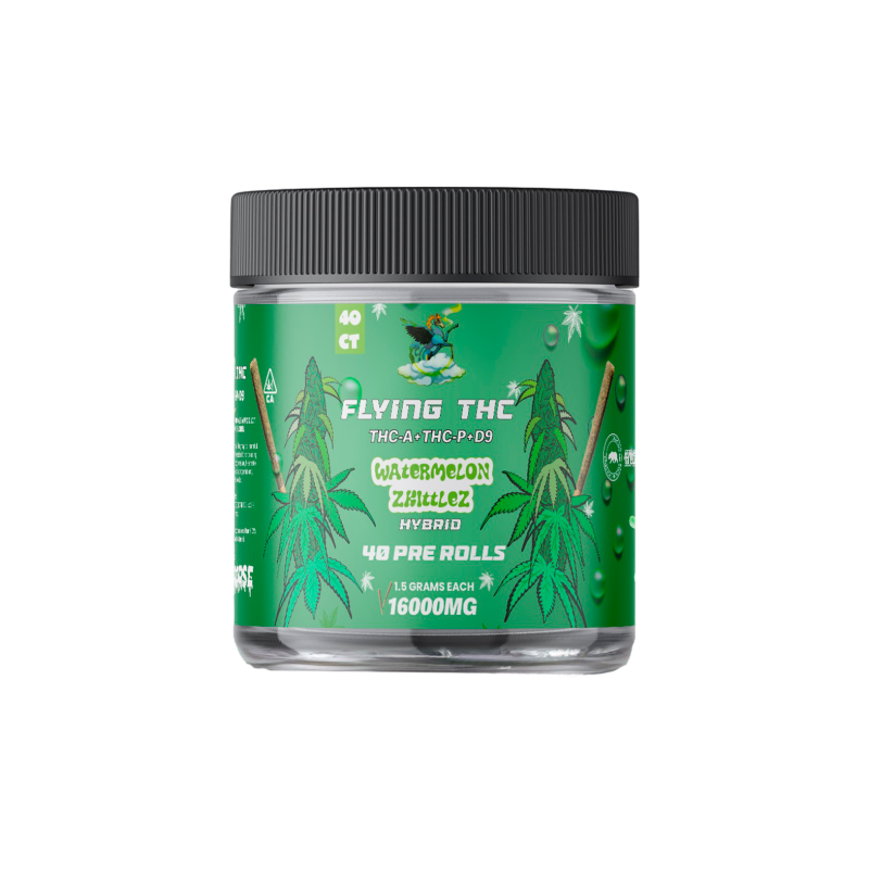 FLYING HORSE THC-A PREROLLS 40CT JAR - TRAP STAR (H)