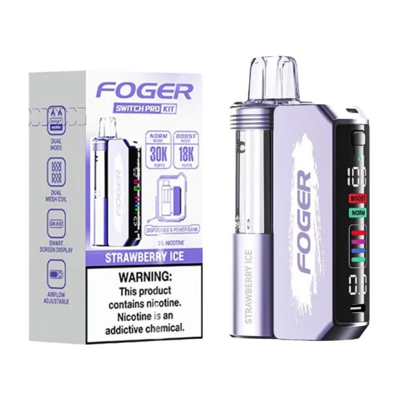FOGER SWITCH PRO KIT 30K- STRAWBERRY ICE