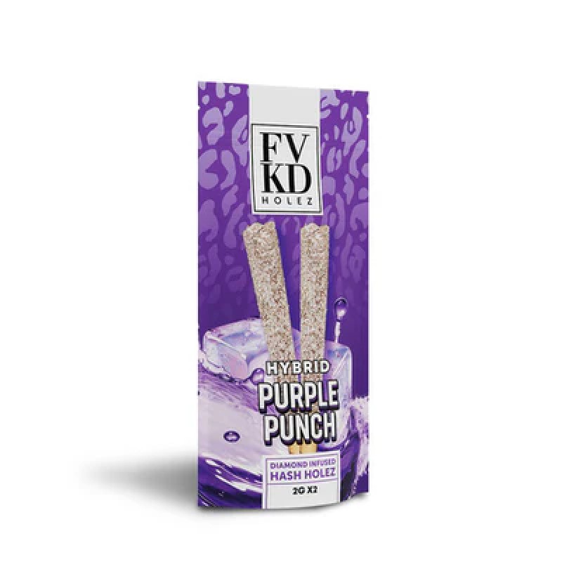 FVKD HOLES 2GX2 DIAMOND INFUSED PREROLLS - PURPLE PUNCH (H)