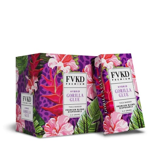 FVKD THCA 3.5G PREMIUM THCA BLEND DISPO- GORILLA GLUE (H)