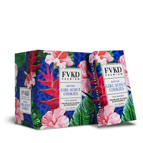 FVKD THCA 3.5G PREMIUM THCA BLEND DISPO- GIRL SCOUT COOKIES (S)