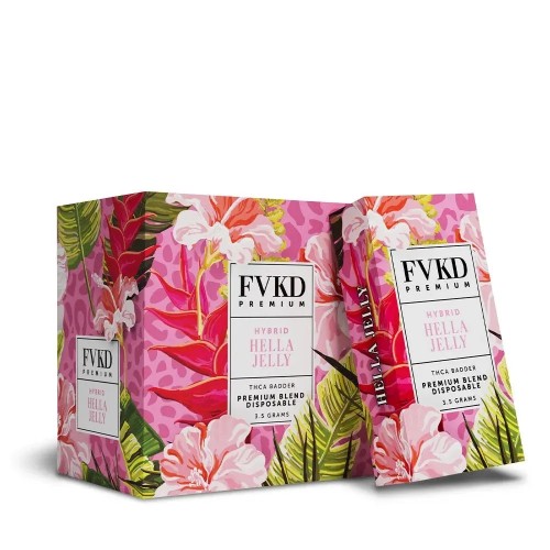 FVKD THCA 3.5G PREMIUM THCA BLEND DISPO- HELLA JELLY (H)
