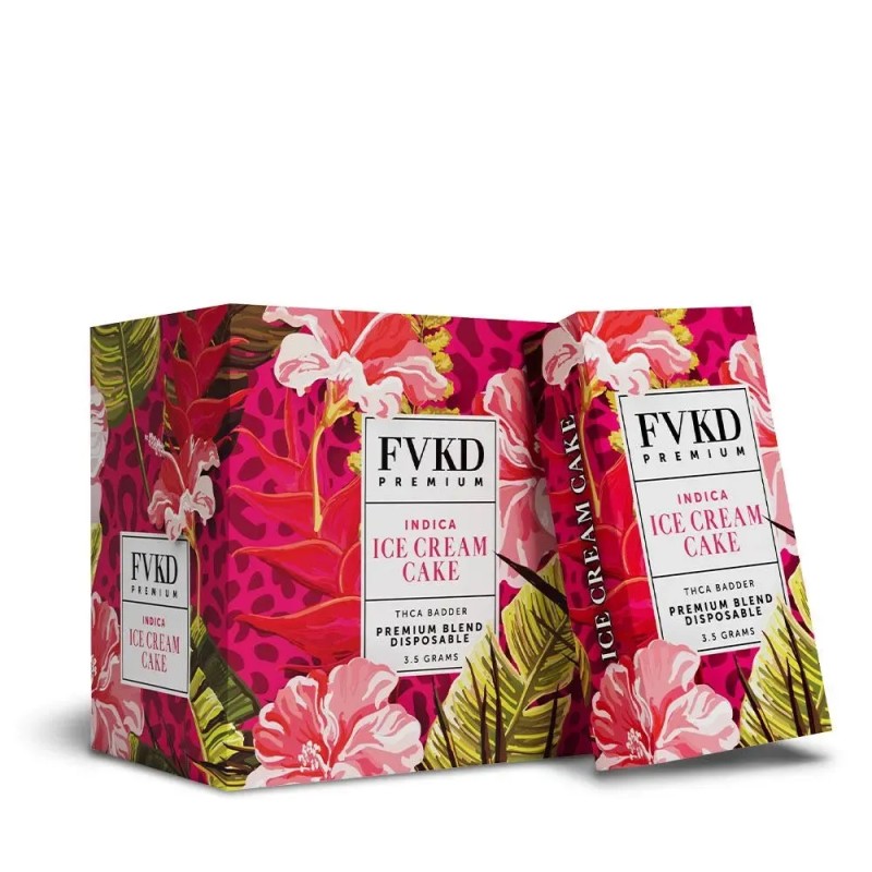 FVKD THCA 3.5G PREMIUM THCA BLEND DISPO- ICE CREAM CAKE (I)