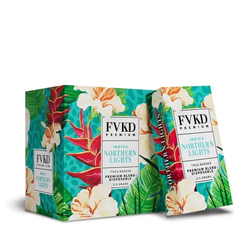 FVKD THCA 3.5G PREMIUM THCA BLEND DISPO- NORTHERN LIGHTS (I)