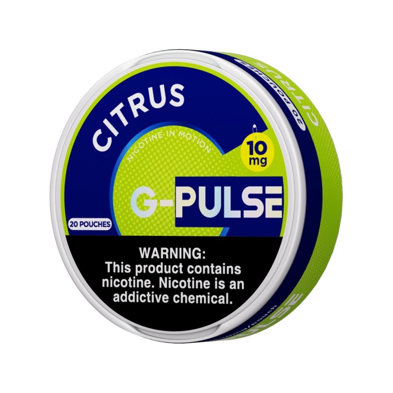 G PULSE NICOTINE POUCH 10MG- CITRUS