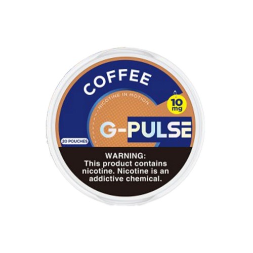 G PULSE NICOTINE POUCH 10MG- COFFEE