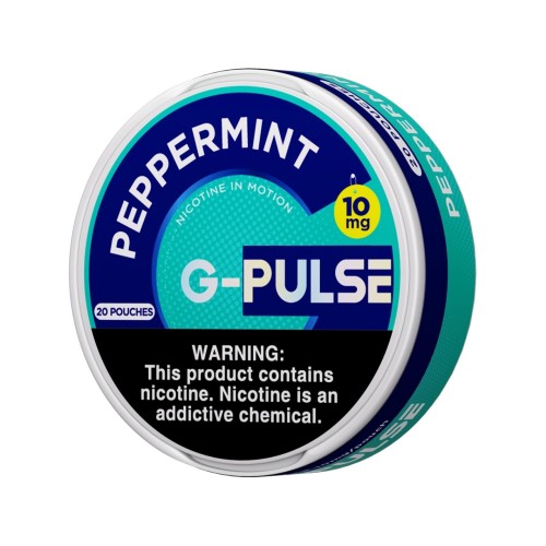 G PULSE NICOTINE POUCH 10MG- PEPPERMINT