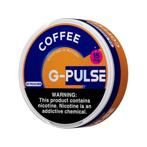 G PULSE NICOTINE POUCH 15MG- COFFEE