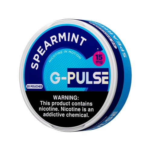 G PULSE NICOTINE POUCH 15MG- SPEARMINT
