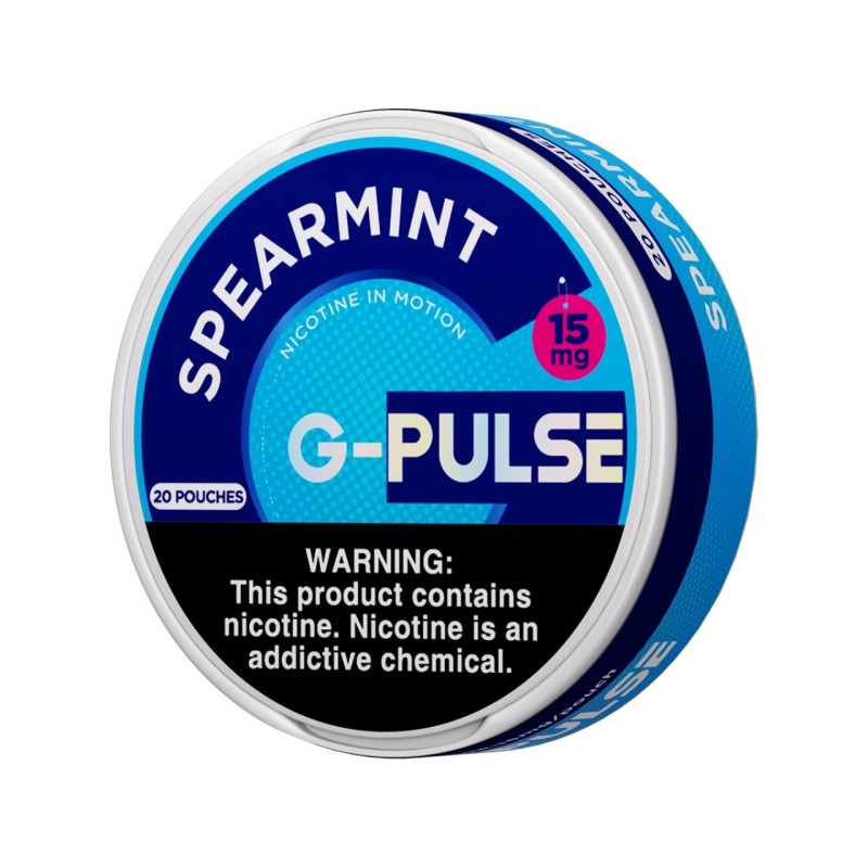 G PULSE NICOTINE POUCH 15MG- SPEARMINT