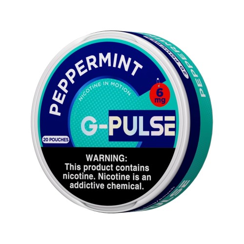 G PULSE NICOTINE POUCH 6MG- PEPPERMINT