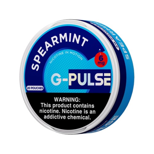 G PULSE NICOTINE POUCH 6MG- SPEARMINT