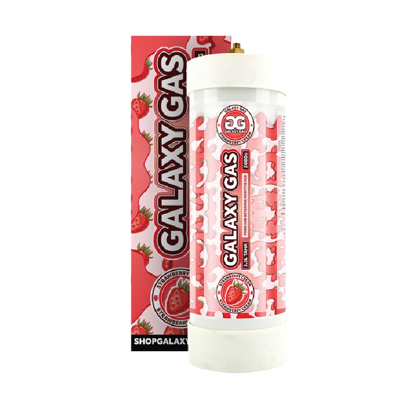 GALAXY GAS 3.3L 2PK- STRAWBERRY CREAM