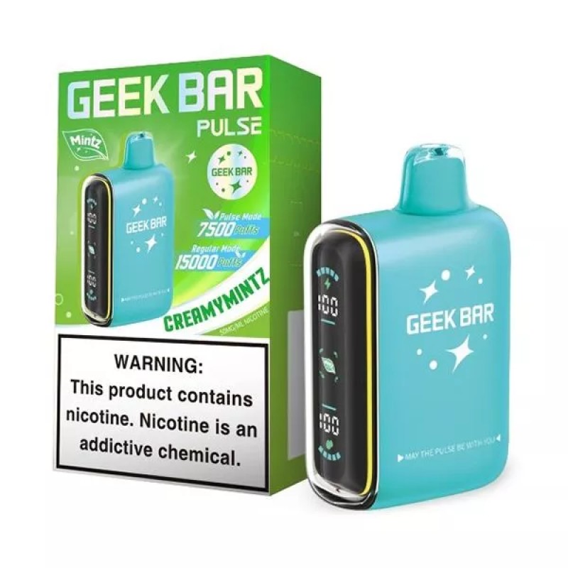 GEEK BAR PULSE 15000- CREAMYMINTZ