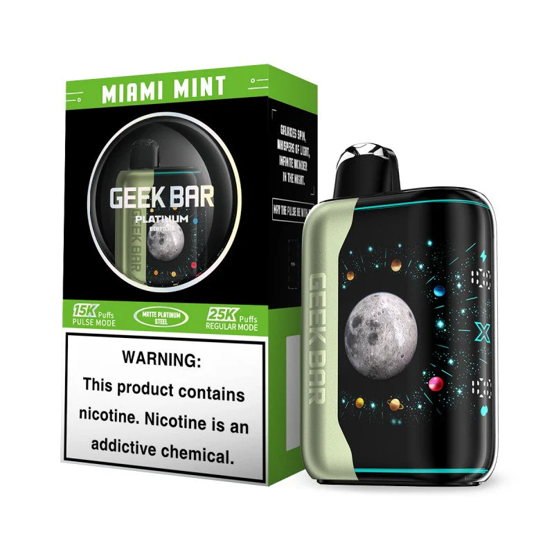 GEEK BAR PULSE X 25000 PLATINUM EDITION- MIAMI MINT