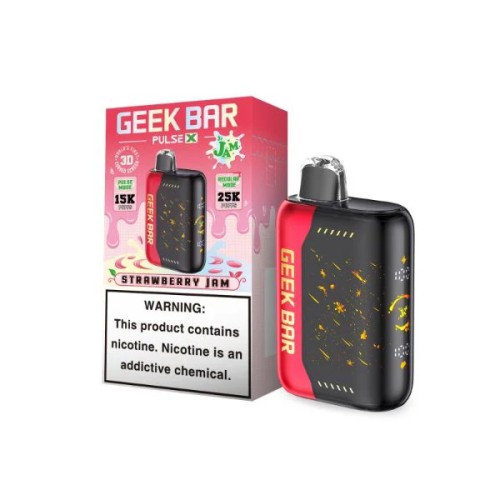 GEEK BAR PULSE X 25000  - STRAWBERRY JAM