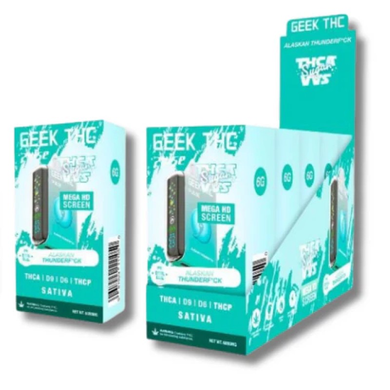 GEEK THC PULSE X 7.5G THC-A SUGAR - ALASKAN THUNDERFUCK (S)