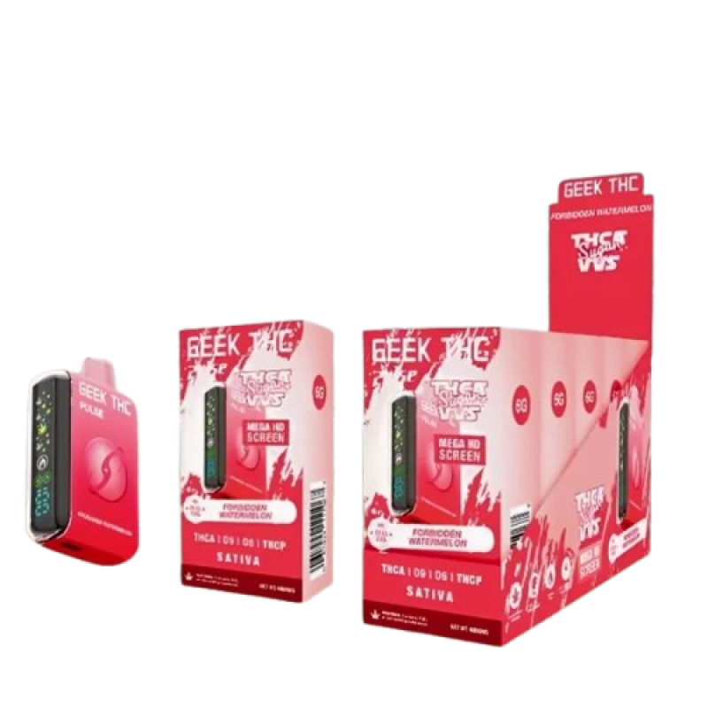 GEEK THC PULSE X 7.5G THC-A SUGAR - STRAWBERRY SHORTCAKE (I)