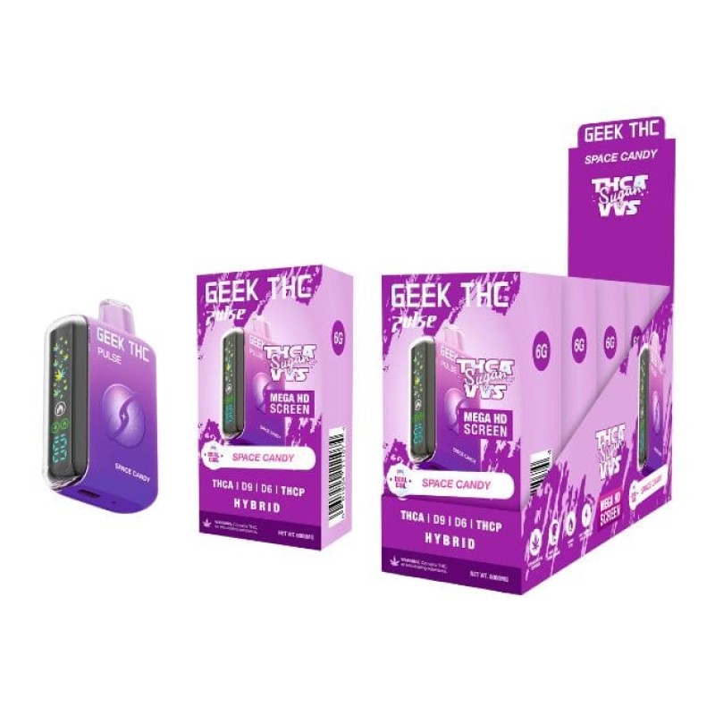 GEEK THC PULSE X 7.5G THC-A SUGAR - SPACE CANDY (H)