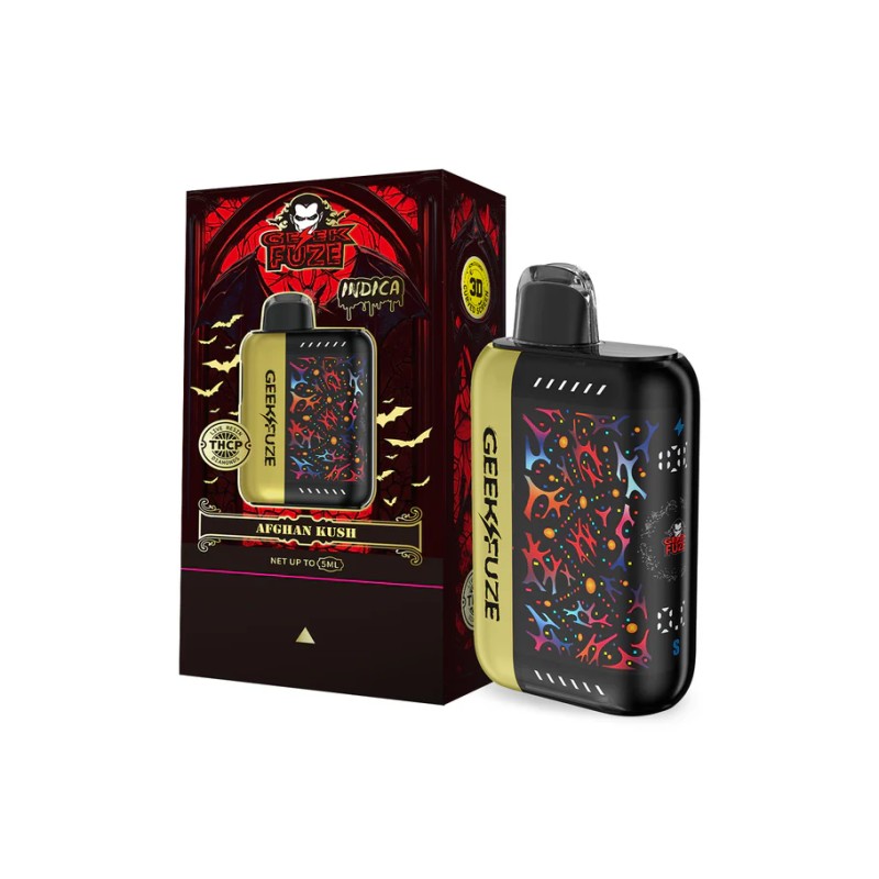 GEEKFUZE VAMPOR THC-P LIVE RESIN DIAMOND 5G DISPOSABLE AFGAN KUSH