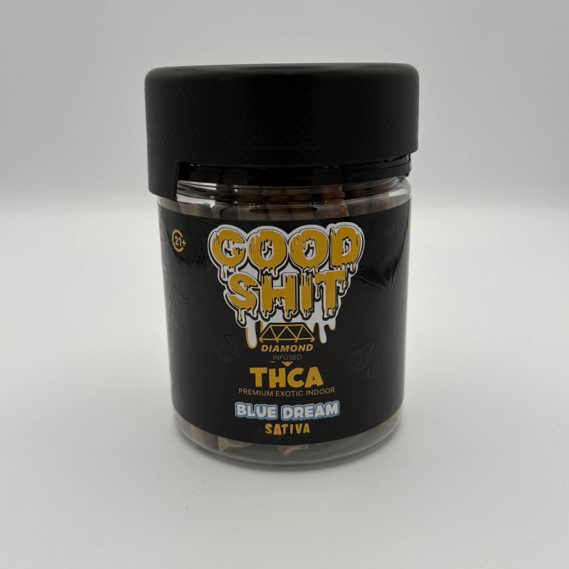 GOOD SHIT THCA DIAMOND 50CT PREROLL- BLUE DREAM (S)