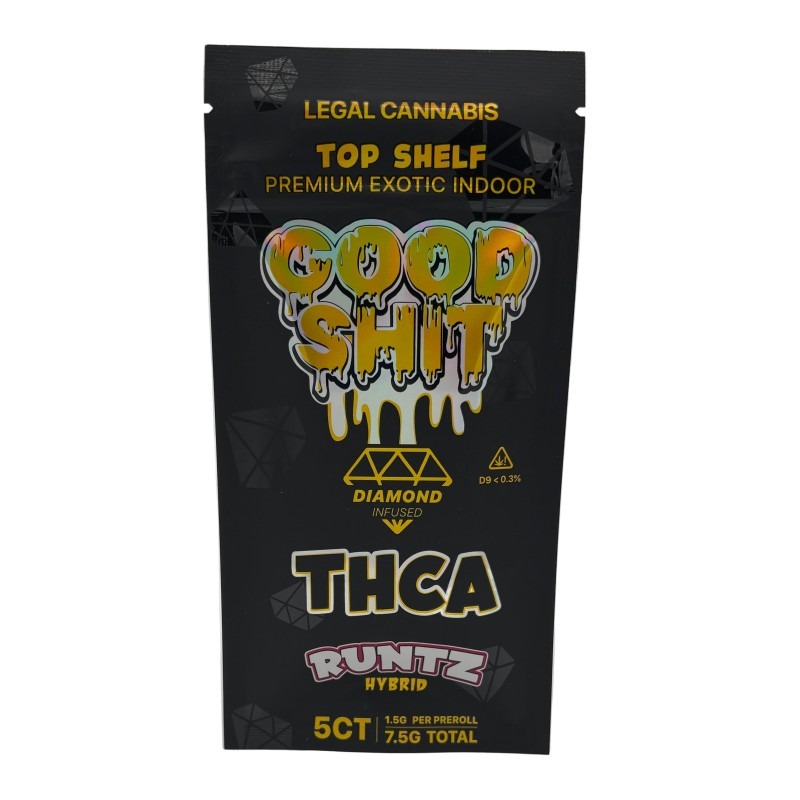 GOOD SHIT THCA DIAMOND 50CT PREROLL- GIRL SCOUT COOKIES (I)