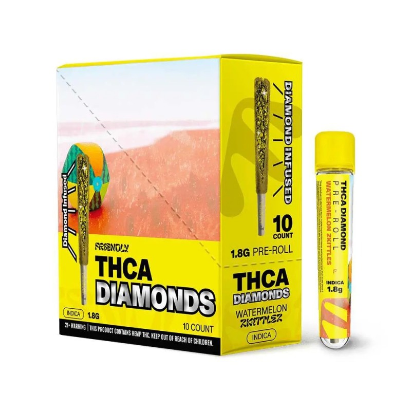 GOOD SHIT THCA DIAMOND 50CT PREROLL- WATERMELON SKITTLEZ (S)