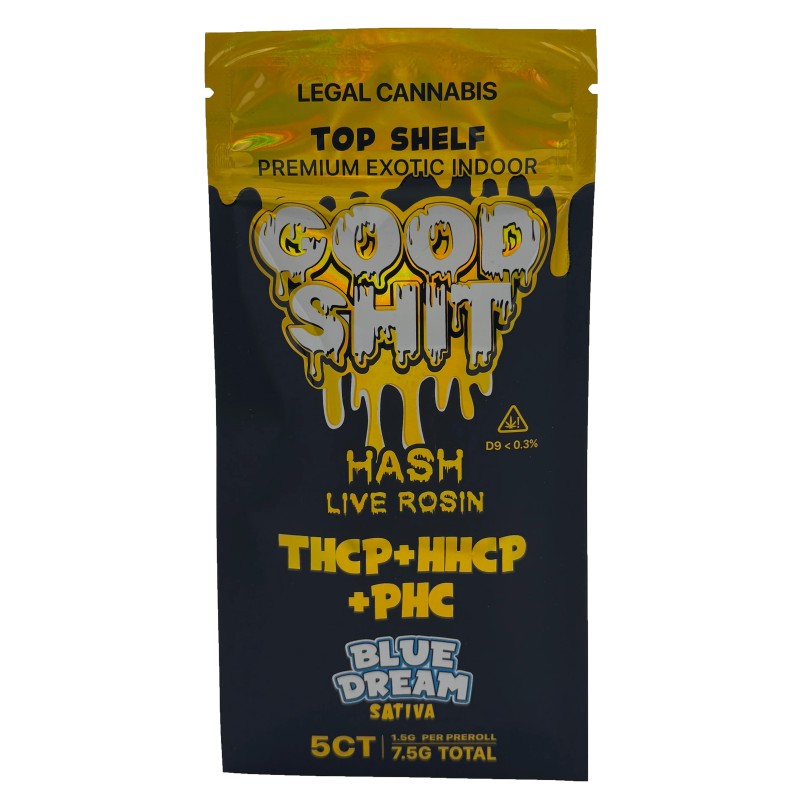 GOOD SHIT TOP SHELF PREMIUM EXOTIC INDOOR HASH LIVE ROSIN- BLUE DREAM (S)