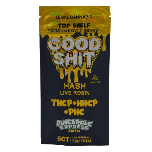 GOOD SHIT TOP SHELF PREMIUM EXOTIC INDOOR HASH LIVE ROSIN- PINEAPPLE EXPRESS (S)