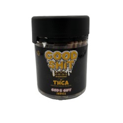 GOOD SHIT TOP SHELF PREMIUM EXOTIC INDOOR THCA PRE ROLLS- GODS GIFT (I)