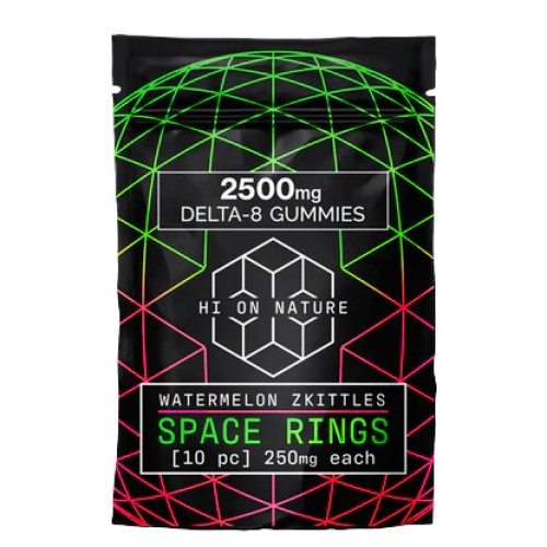 GUMMY HI ON NATURE 2500MG WATERMELON SLITTLEZ