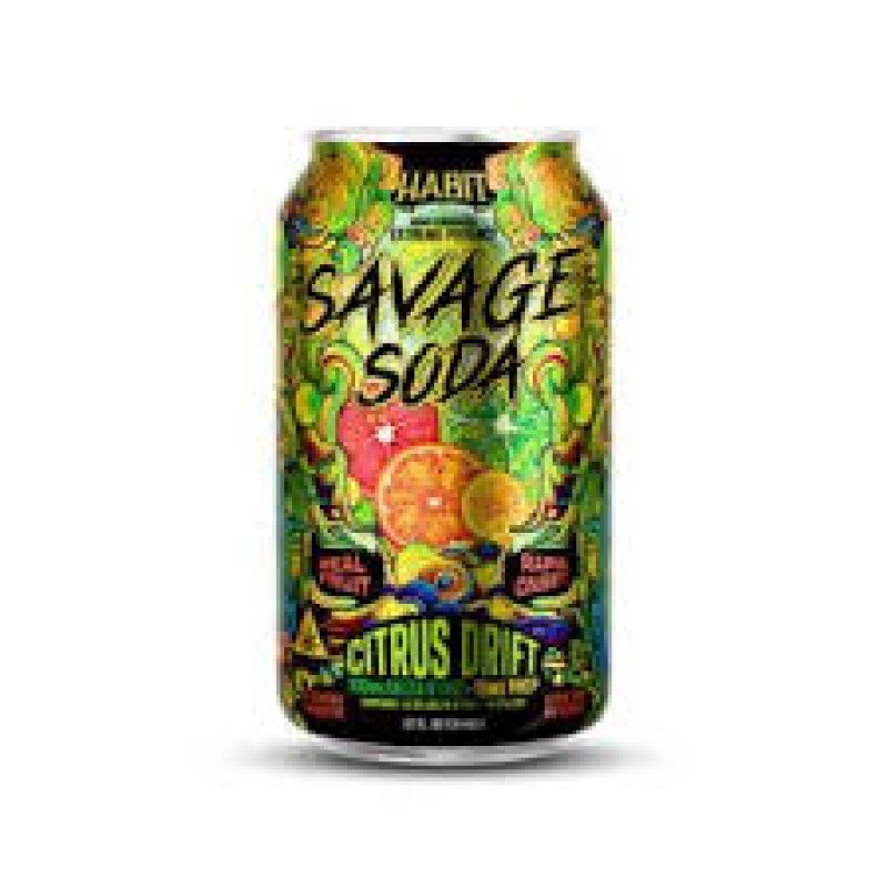 HABIT DRINK D9 THC+THCP  SAVAGE SODA CITRUS DRIFT