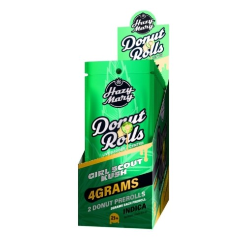 HAZY MARY 4G THCA DONUT ROLLS - GIRL SCOUT KUSH (I)