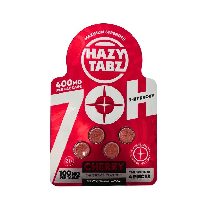 HAZY TABZ 7 HYDROXY SINGLE TABS 100MG - FREE ITEM PROMO