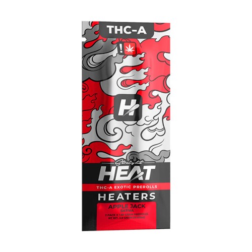 HEATERS 3G THC-A PREROLLS - APPLE JACK (S)