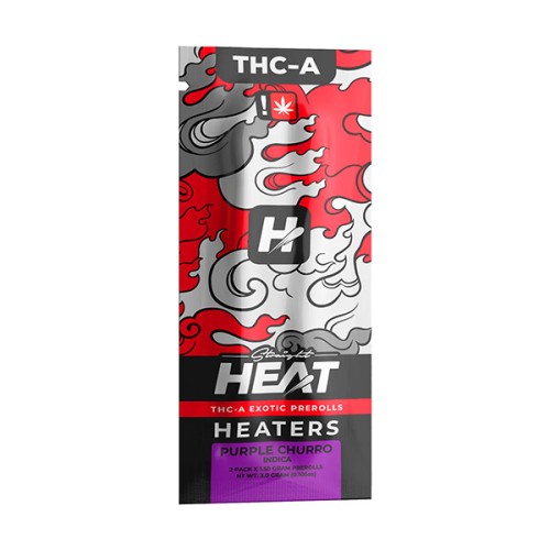 HEATERS 3G THC-A PREROLLS - PURPLE CHURRO (I)