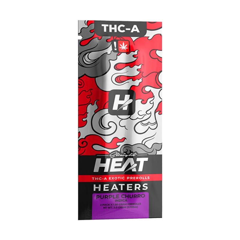 HEATERS 3G THC-A PREROLLS - PURPLE CHURRO (I)