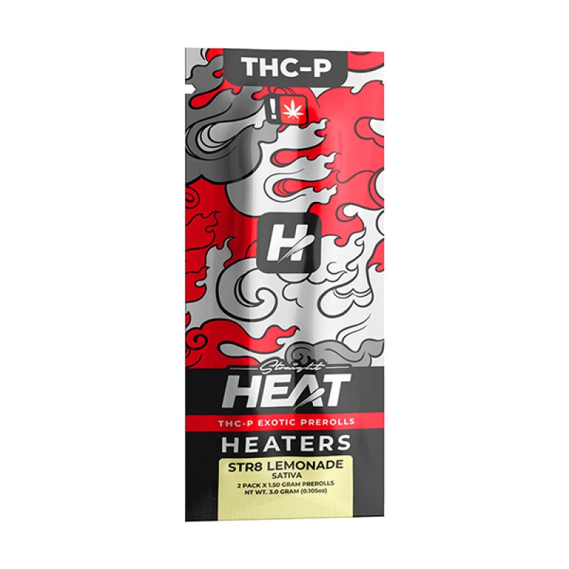 HEATERS 3G THC-A PREROLLS - STR8 LEMONADE (S)