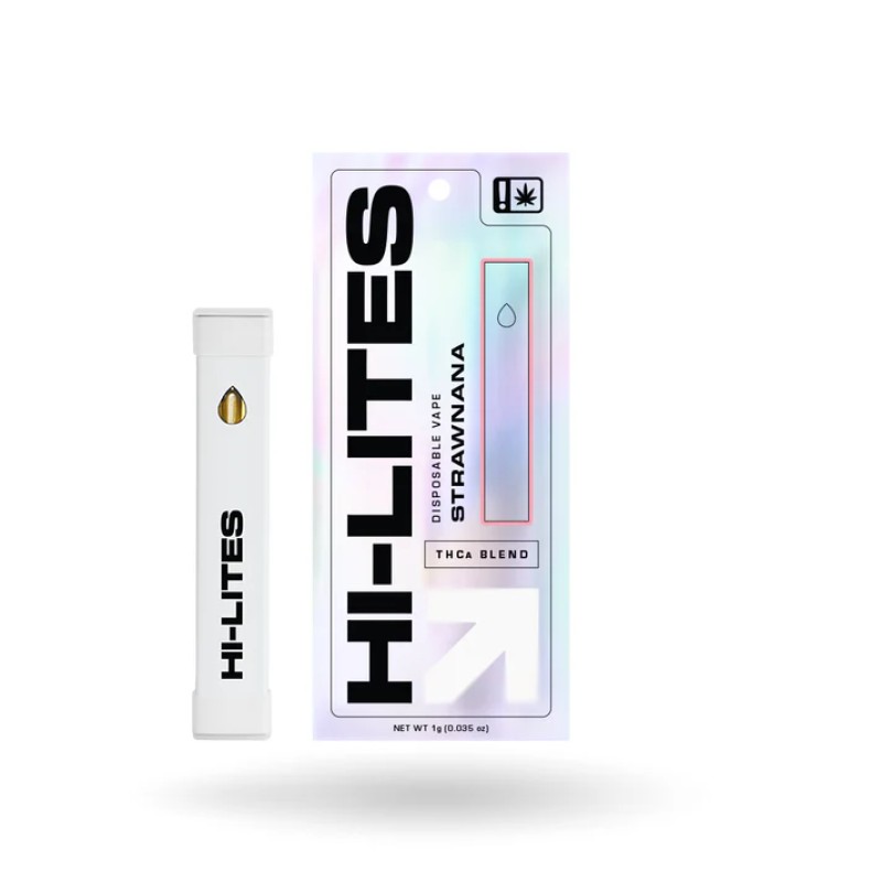 HI-LITES THCA DISPOSABLE 6PK- STRAWNANA