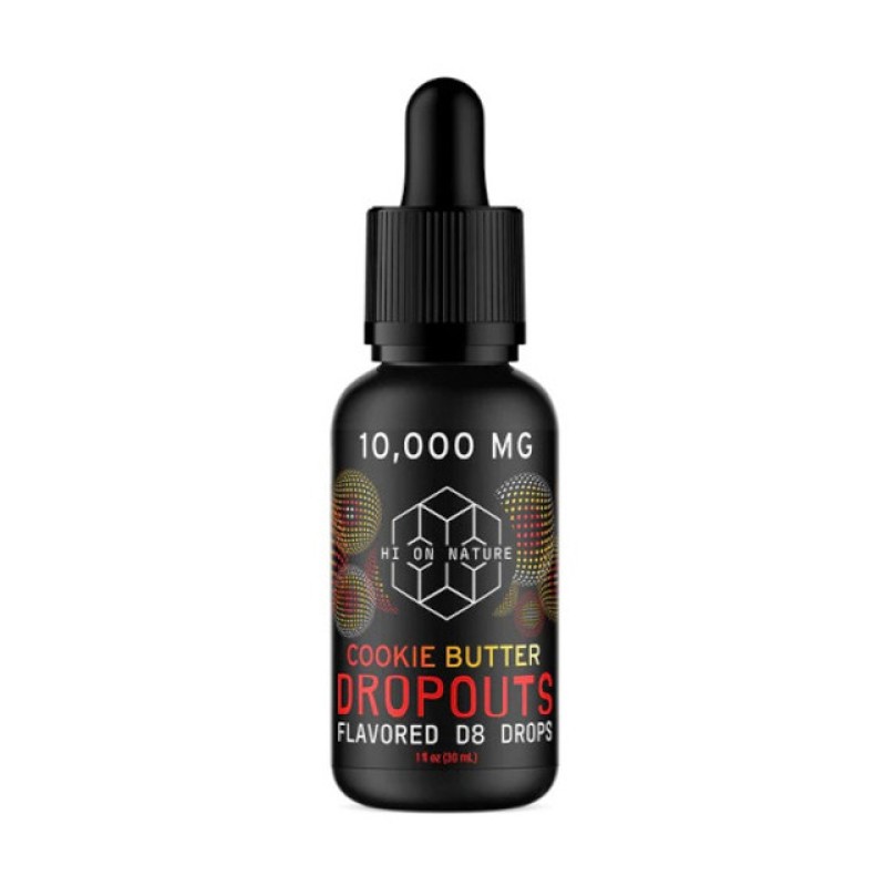 HI ON NATURE 10,000MG TINCTURE D8 DROPOUTS COOKIE BUTTER