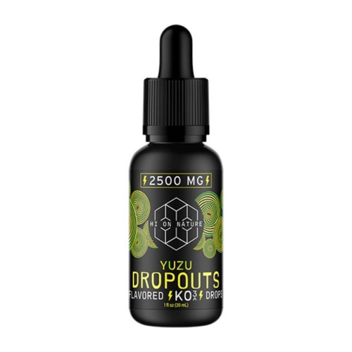 HI ON NATURE 2500MG TINCTURE D8 DROPOUTS- YUZU