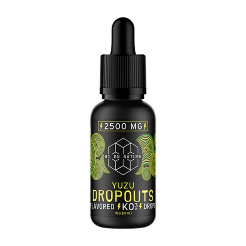 HI ON NATURE 2500MG TINCTURE D8 DROPOUTS- YUZU