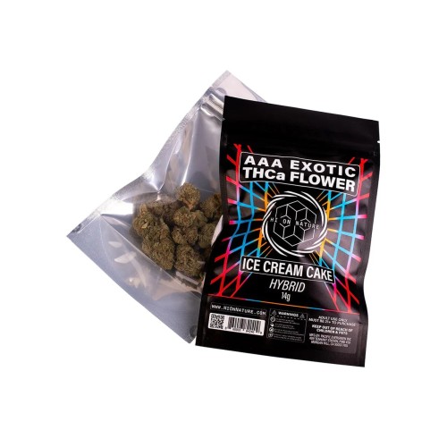 HI ON NATURE AAA THCA EXOTIC FLOWER 14G- ICE CREAM CAKE (H)