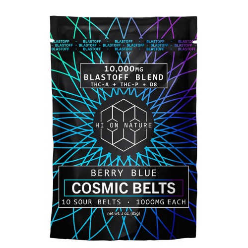 HI ON NATURE BLASTOFF BLEND COSMIC BELT 10000MG- BERRY BLUE
