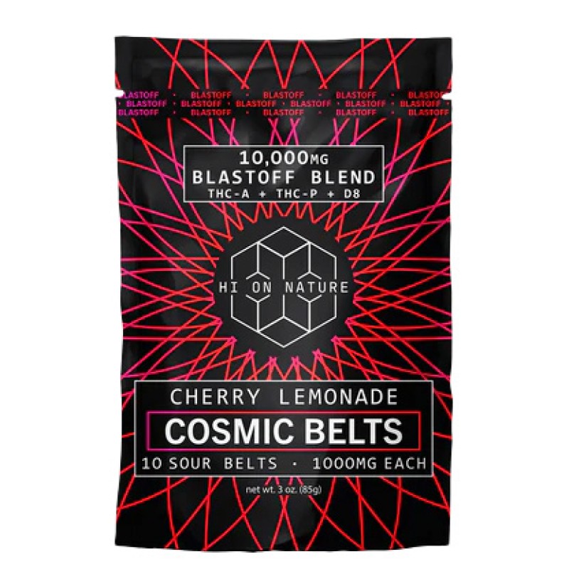 HI ON NATURE BLASTOFF BLEND COSMIC BELT 10000MG- CHERRY LEMONADE